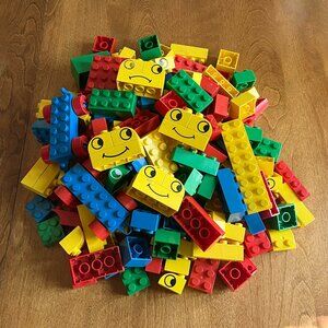 Tyco faces and building bricks